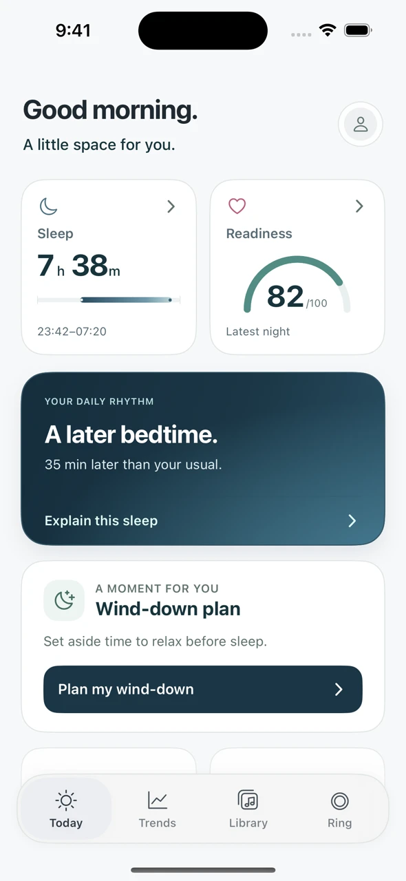 Orivo Original app theme, example data